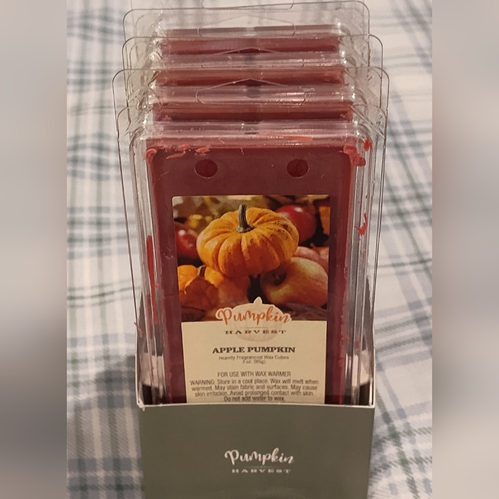 NEW! Pumpkin Harvest, Apple Pumpkin Scented Wax Melts Bundle (4pks)